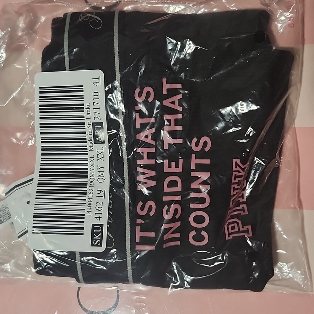 PINK Cotton Logo Shortie Size XXL NWT - Picture 9 of 9